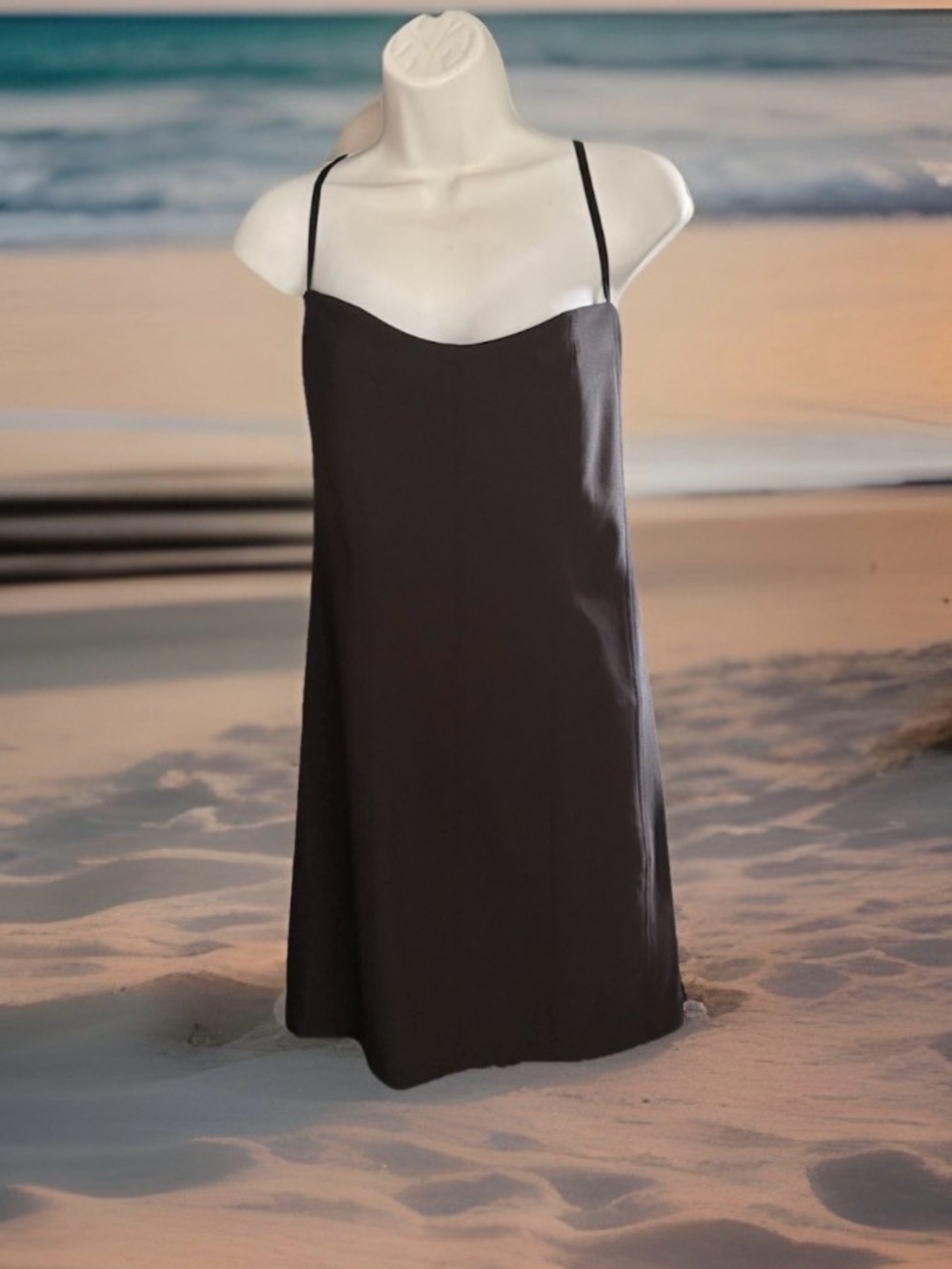 Abercrombie & Fitch Size XXL, Black Corset Clasp Back Mini Dress Open Back NWOT